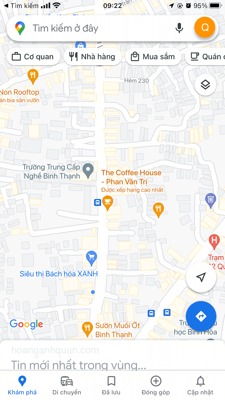 Google Maps gợi ý các địa điểm theo hành vi người dùng